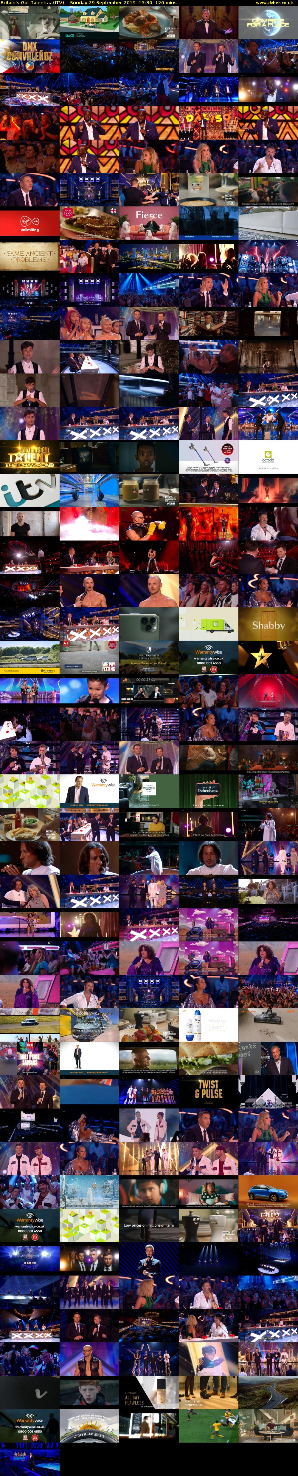 Britain's Got Talent:... (ITV) Sunday 29 September 2019 15:30 - 17:30