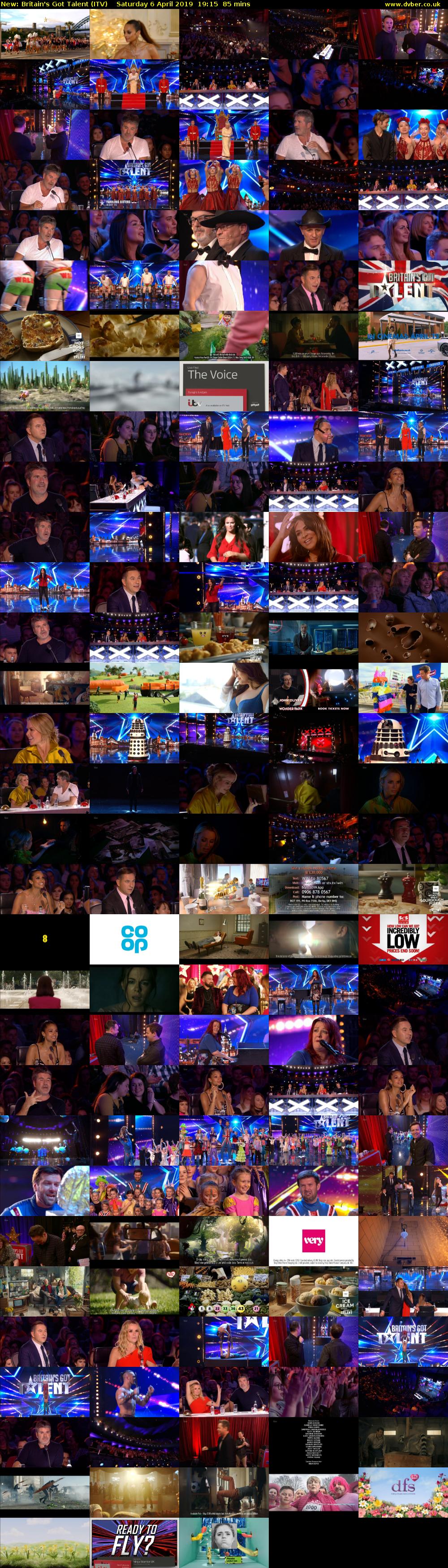 Britain's Got Talent (ITV) Saturday 6 April 2019 19:15 - 20:40