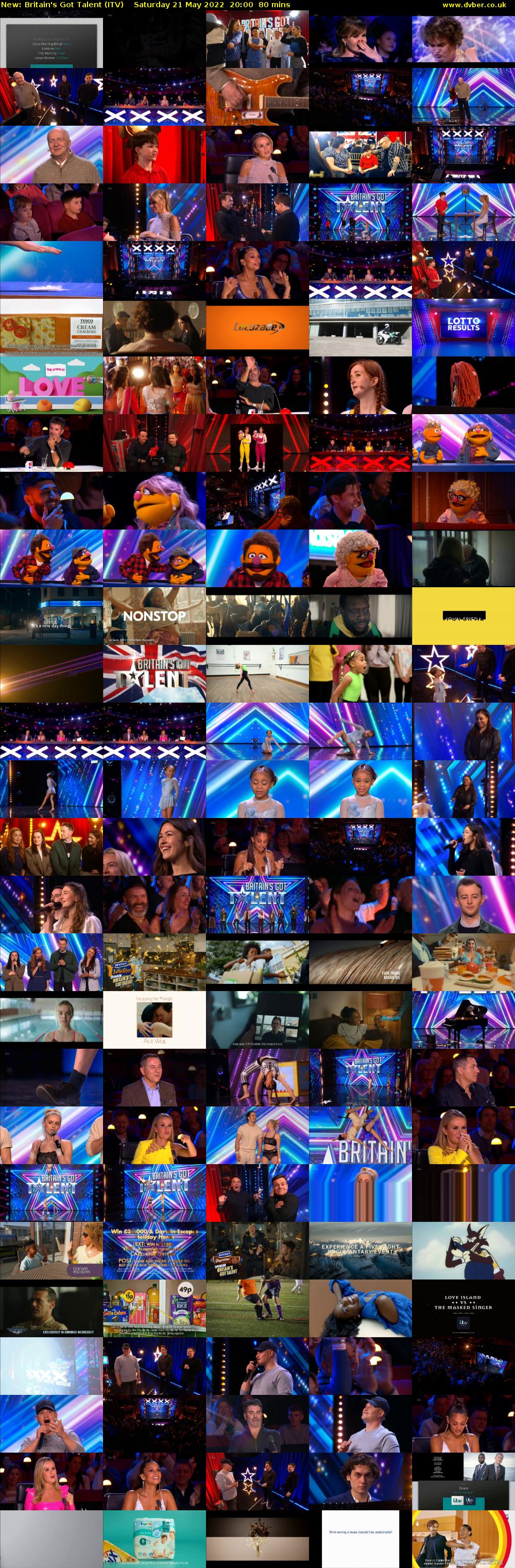 Britain's Got Talent (ITV) Saturday 21 May 2022 20:00 - 21:20