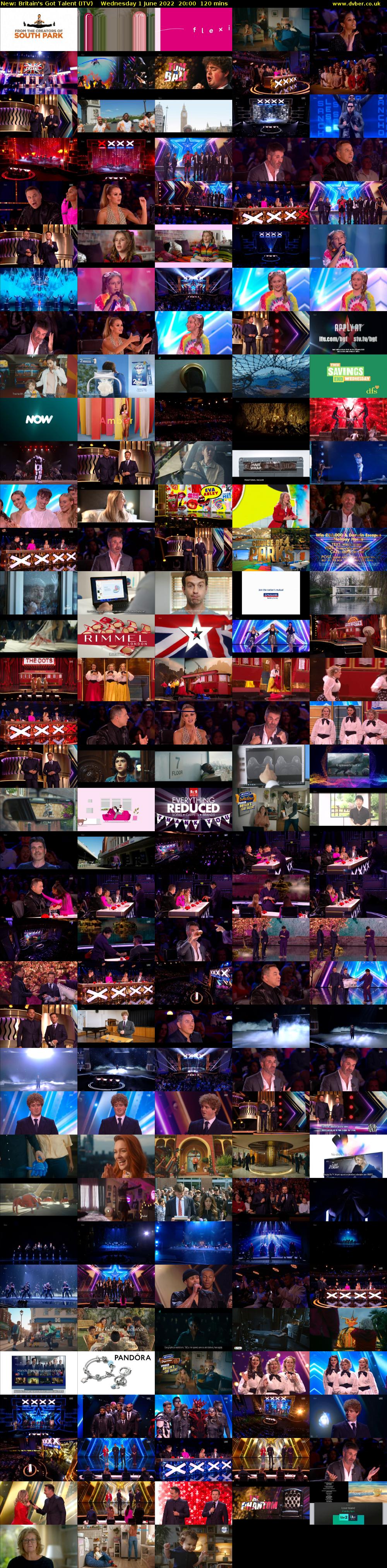 Britain's Got Talent (ITV) Wednesday 1 June 2022 20:00 - 22:00