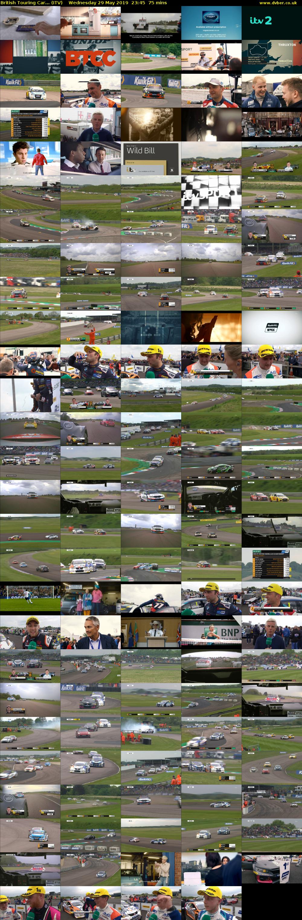 British Touring Car... (ITV) Wednesday 29 May 2019 23:45 - 01:00