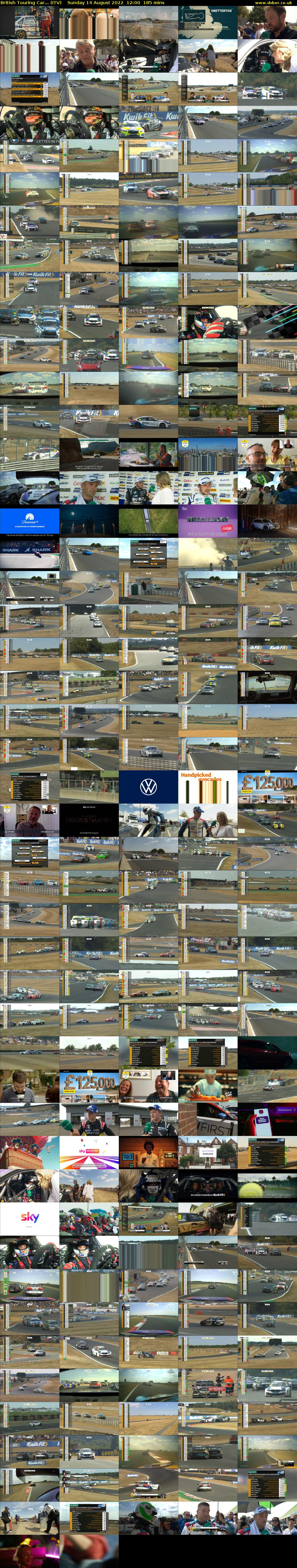 British Touring Car... (ITV) Sunday 14 August 2022 12:00 - 15:05