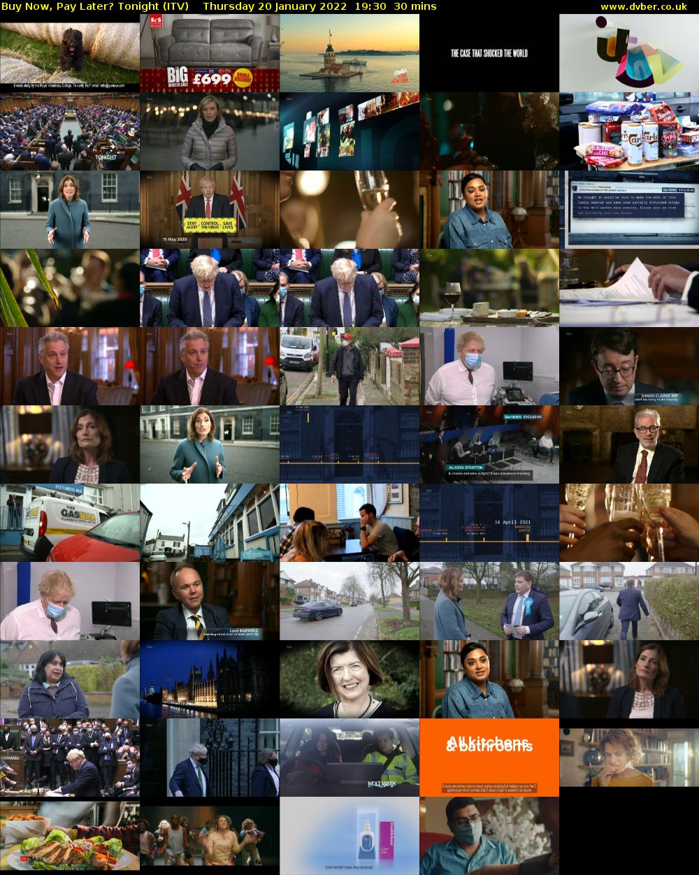 Buy Now, Pay Later? Tonight (ITV) Thursday 20 January 2022 19:30 - 20:00