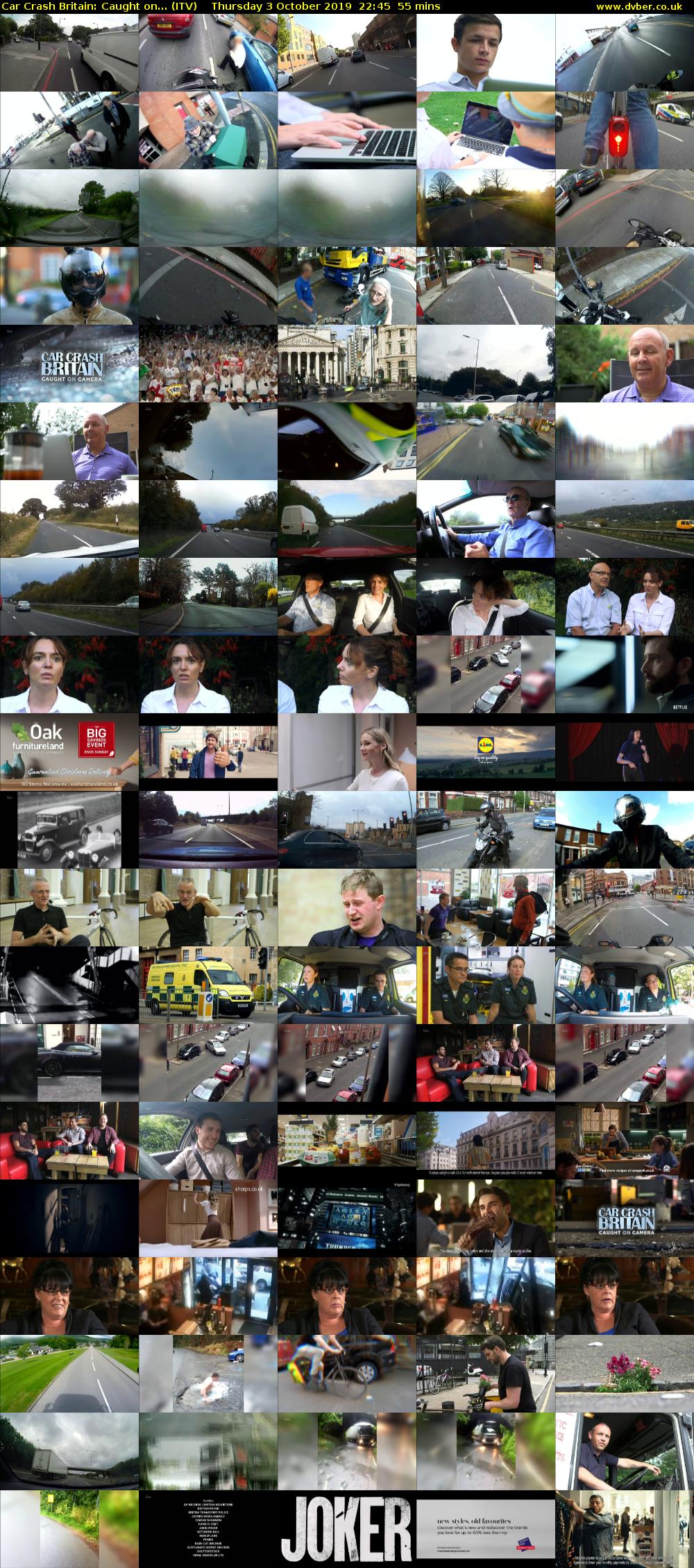 Car Crash Britain: Caught on... (ITV) Thursday 3 October 2019 22:45 - 23:40