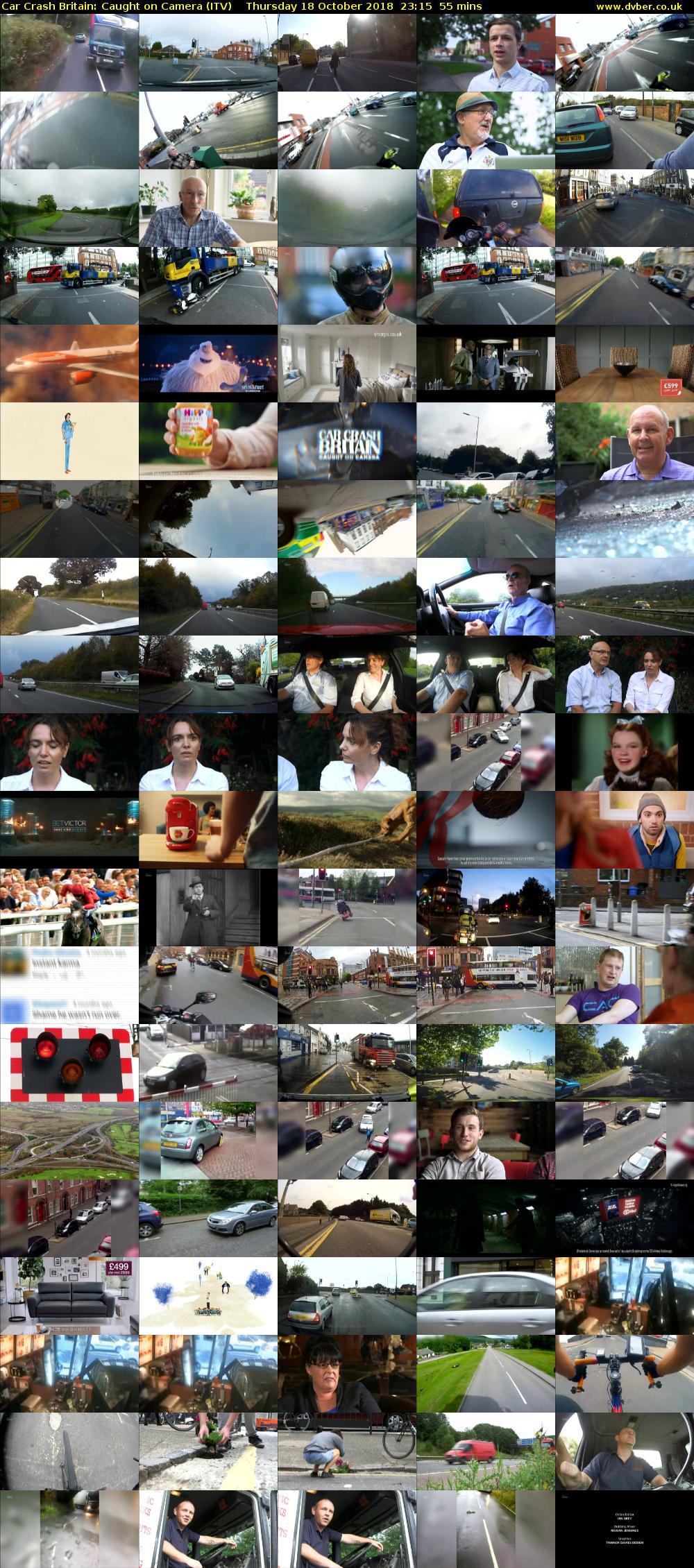 Car Crash Britain: Caught on Camera (ITV) Thursday 18 October 2018 23:15 - 00:10