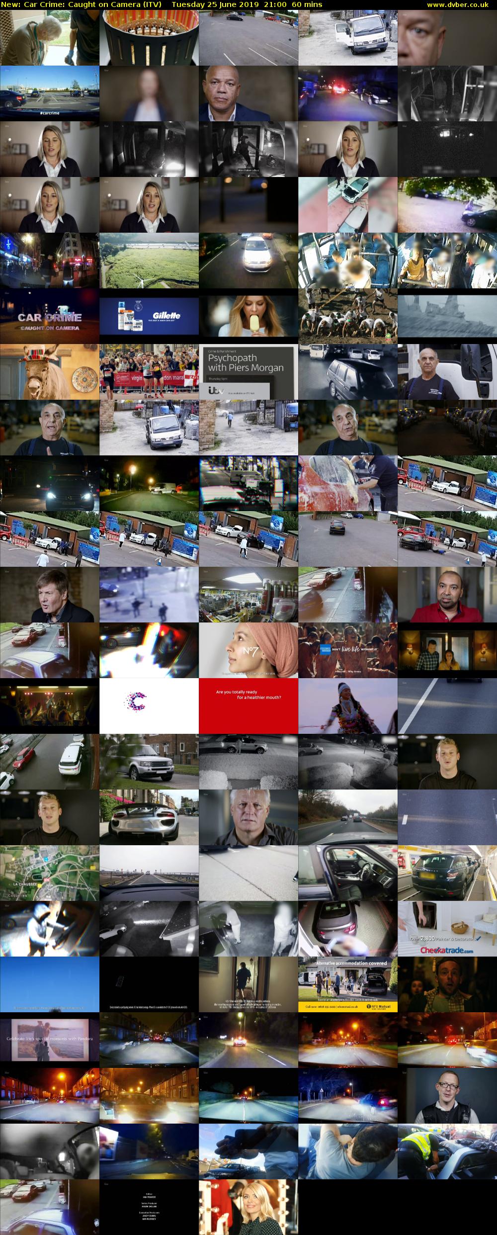 Car Crime: Caught on Camera (ITV) Tuesday 25 June 2019 21:00 - 22:00