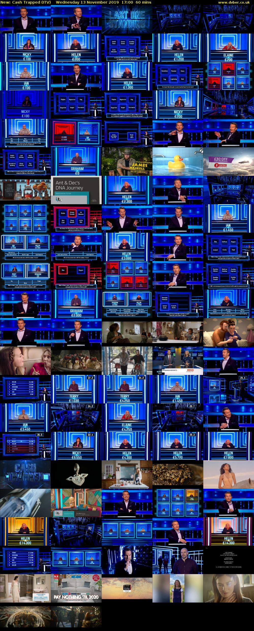 Cash Trapped (ITV) Wednesday 13 November 2019 17:00 - 18:00