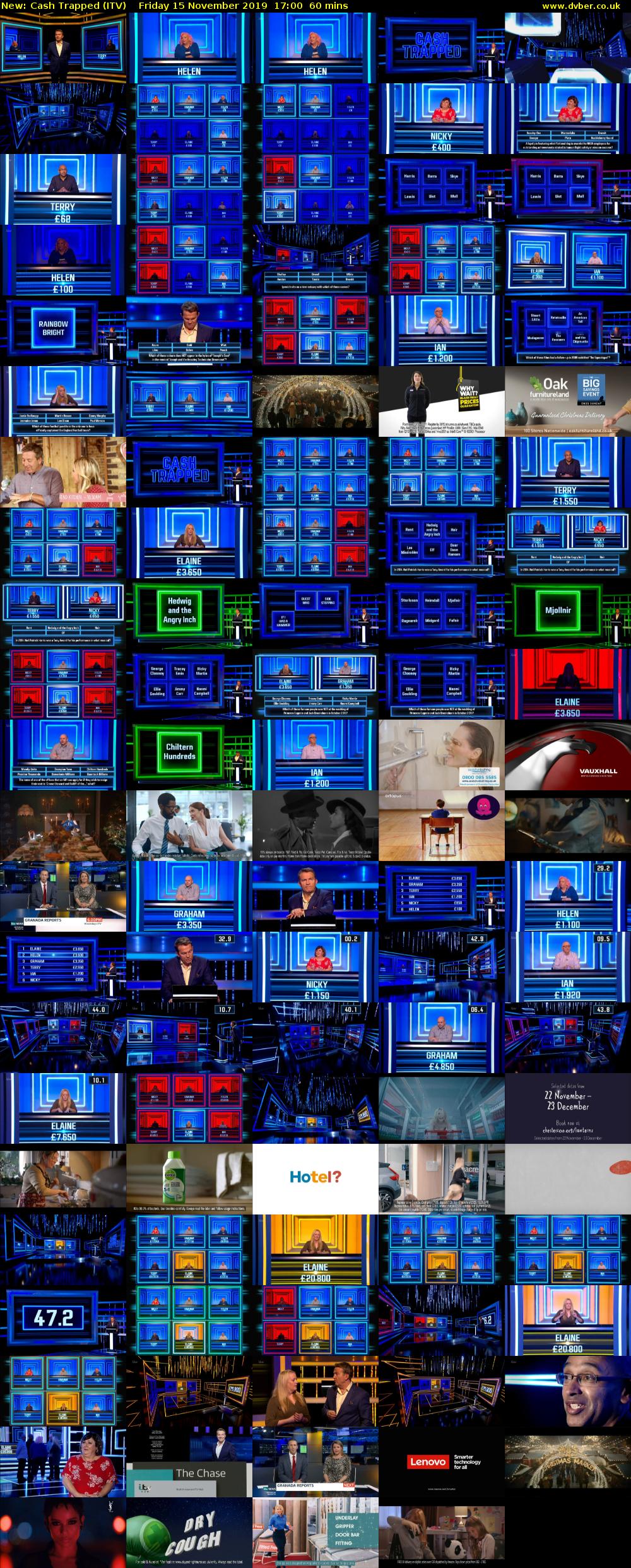 Cash Trapped (ITV) Friday 15 November 2019 17:00 - 18:00