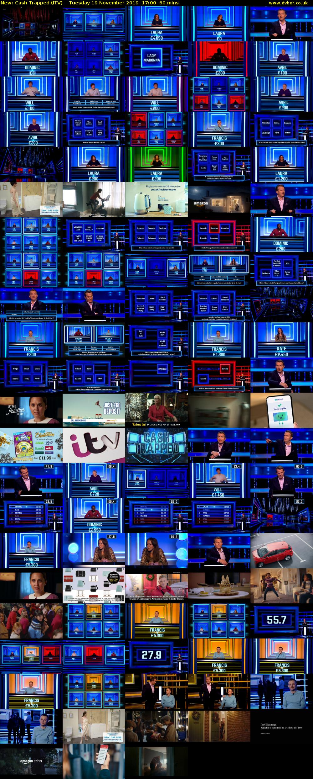 Cash Trapped (ITV) Tuesday 19 November 2019 17:00 - 18:00