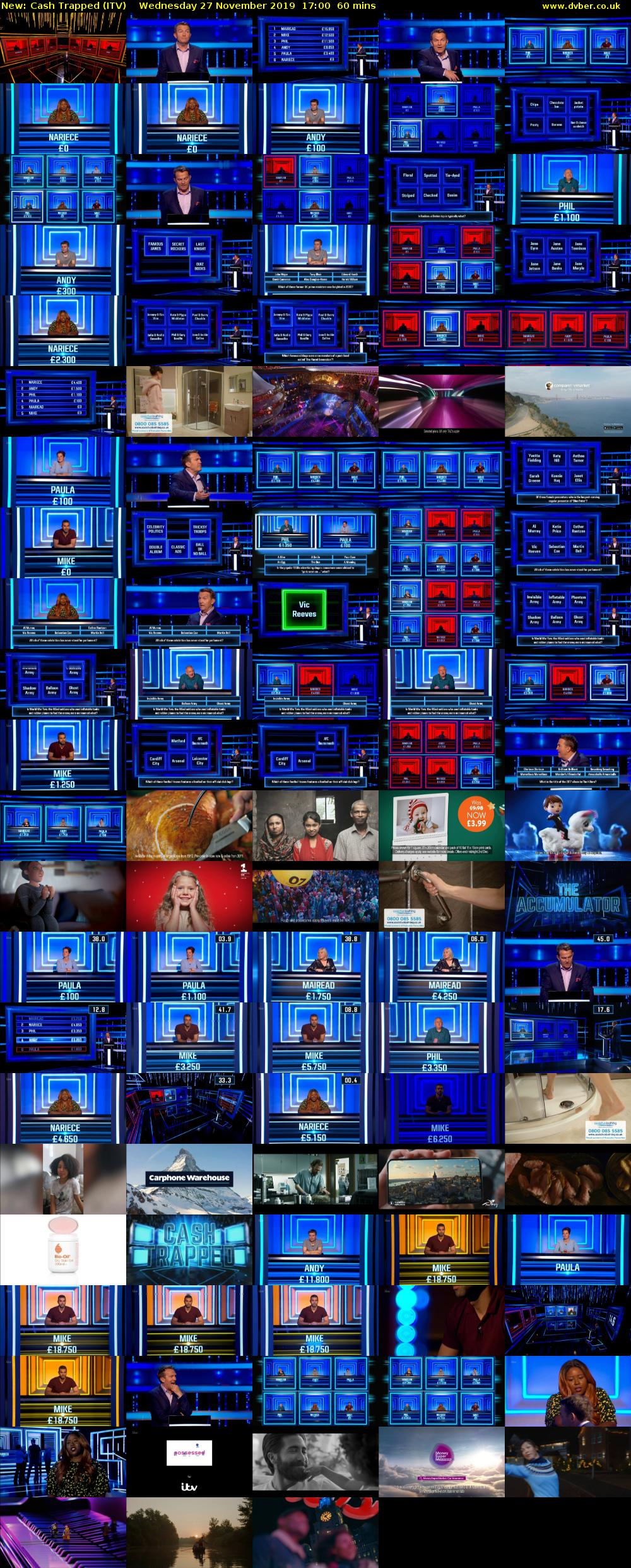 Cash Trapped (ITV) Wednesday 27 November 2019 17:00 - 18:00