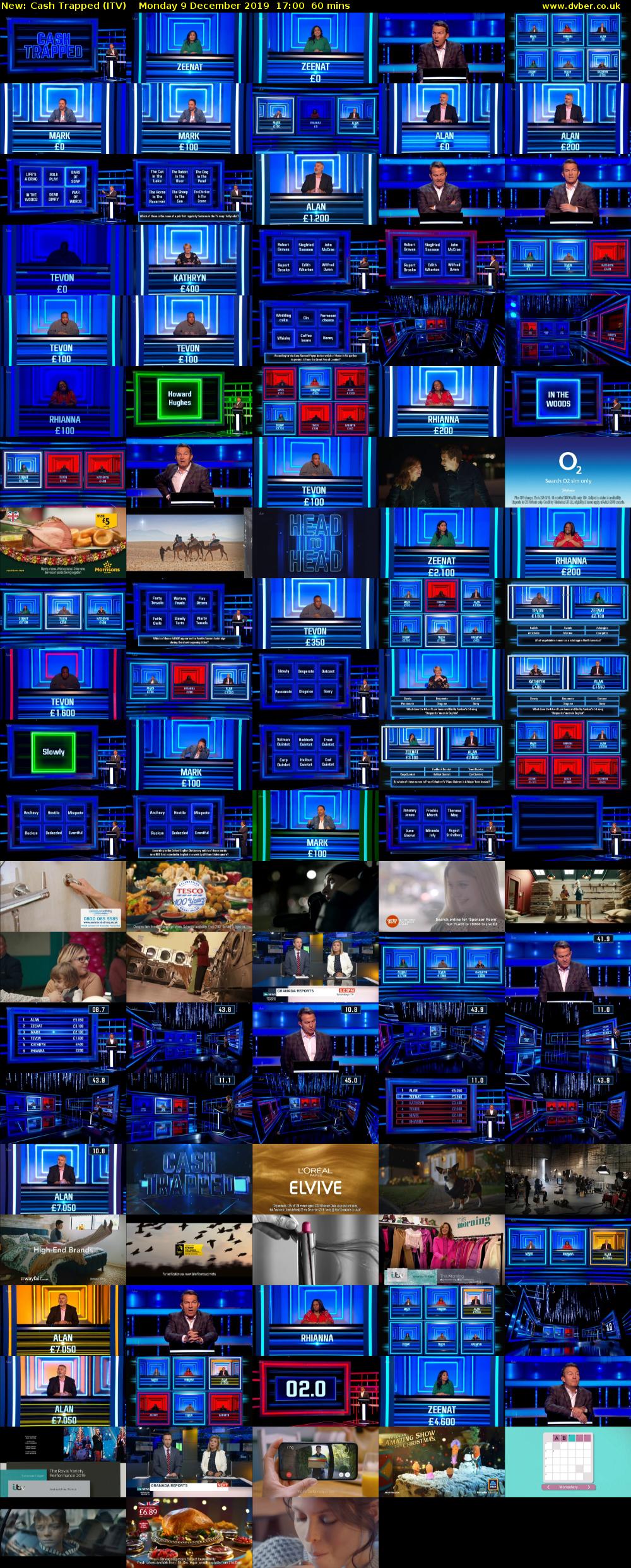 Cash Trapped (ITV) Monday 9 December 2019 17:00 - 18:00