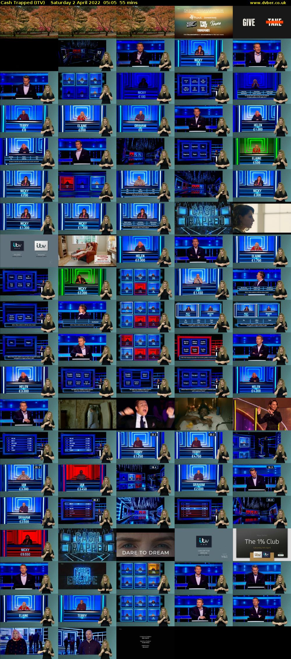 Cash Trapped (ITV) Saturday 2 April 2022 05:05 - 06:00