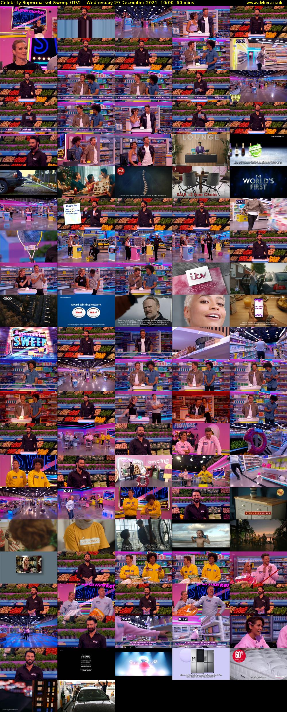 Celebrity Supermarket Sweep (ITV) Wednesday 29 December 2021 10:00 - 11:00