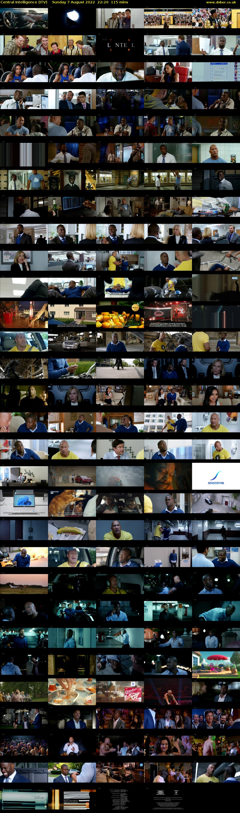 Central Intelligence (ITV) Sunday 7 August 2022 22:20 - 00:15