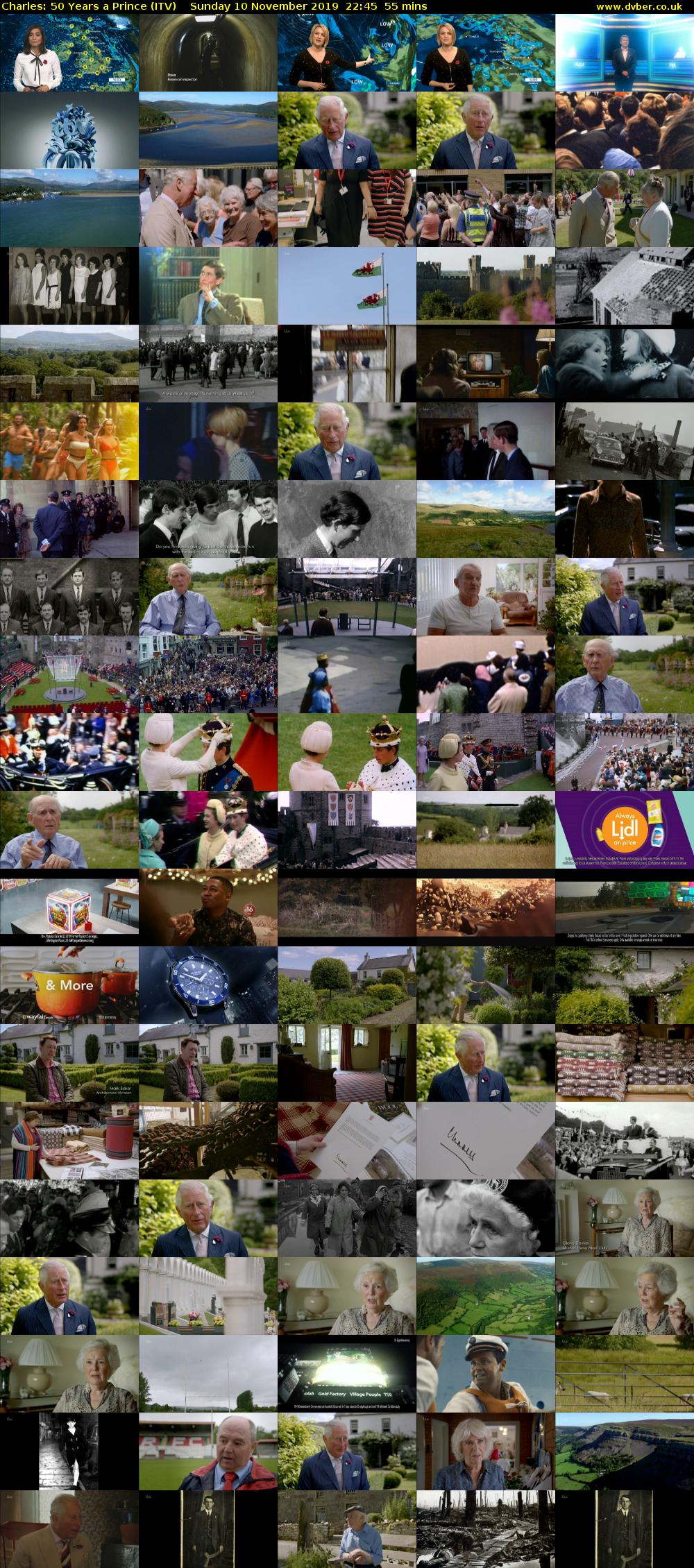 Charles: 50 Years a Prince (ITV) Sunday 10 November 2019 22:45 - 23:40