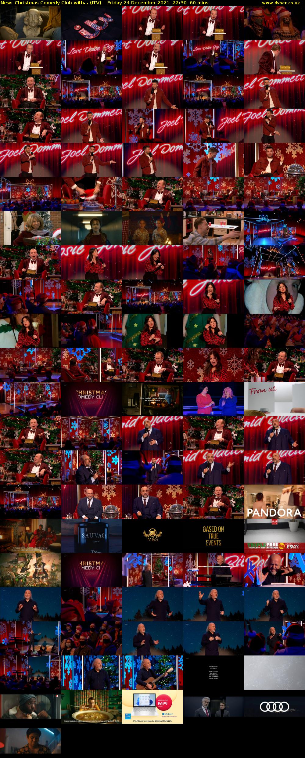Christmas Comedy Club with... (ITV) Friday 24 December 2021 22:30 - 23:30