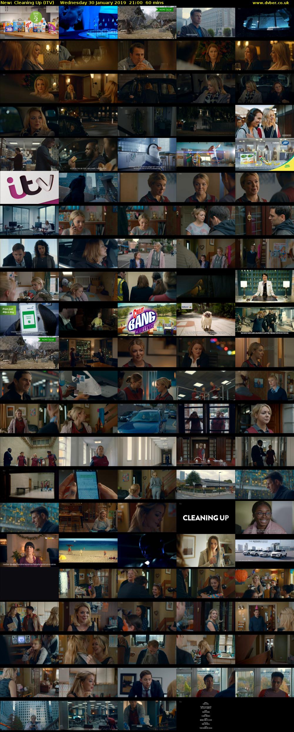 Cleaning Up (ITV) Wednesday 30 January 2019 21:00 - 22:00