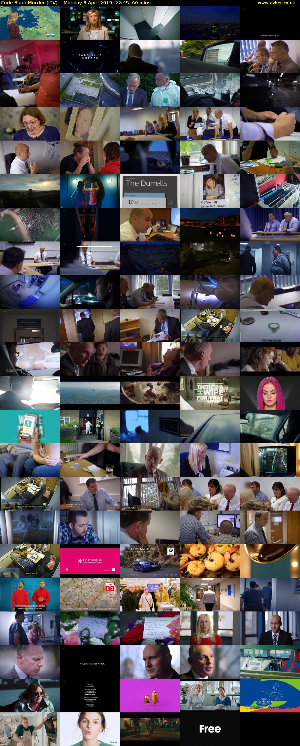Code Blue: Murder (ITV) Monday 8 April 2019 22:45 - 23:45