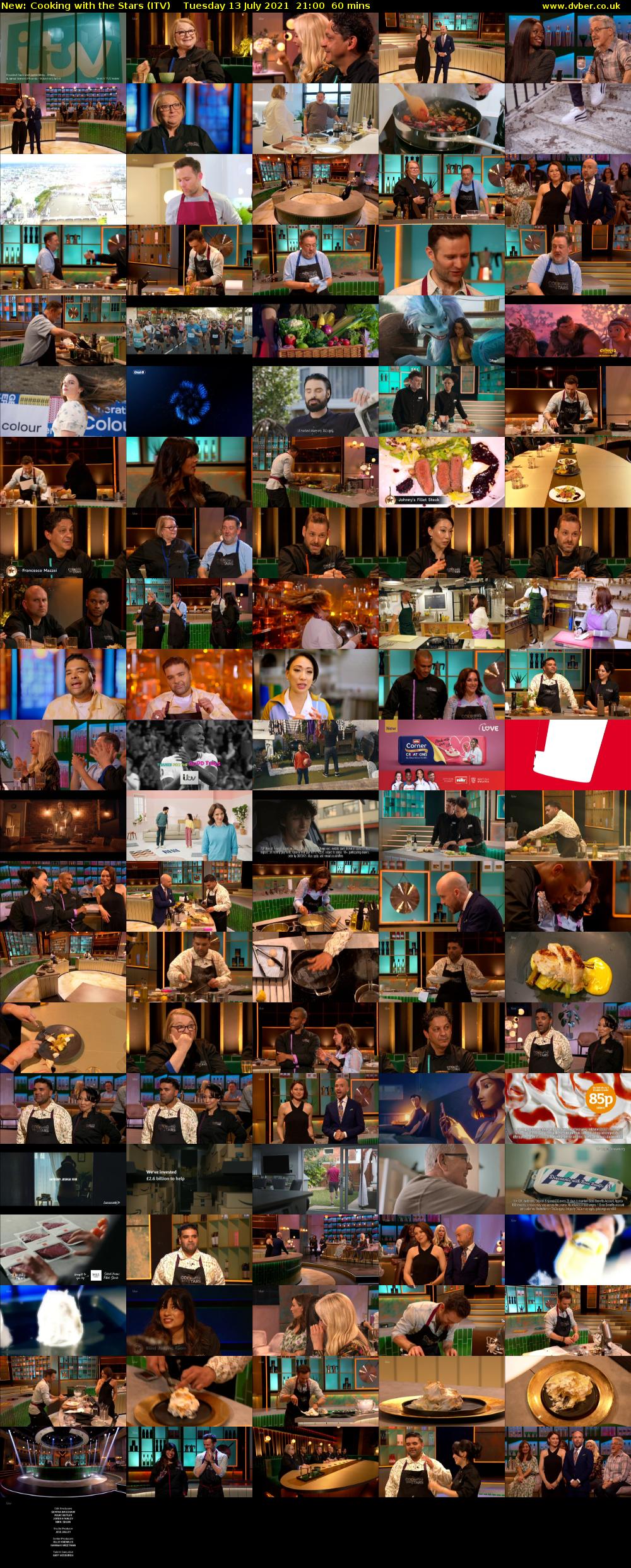 Cooking with the Stars (ITV) Tuesday 13 July 2021 21:00 - 22:00