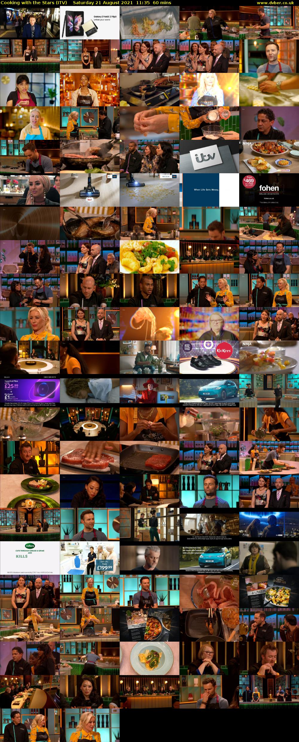 Cooking with the Stars (ITV) Saturday 21 August 2021 11:35 - 12:35