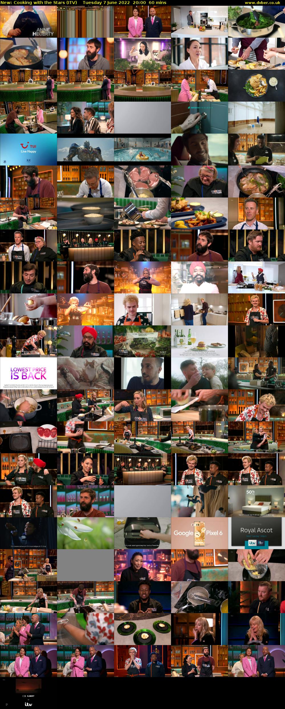 Cooking with the Stars (ITV) Tuesday 7 June 2022 20:00 - 21:00