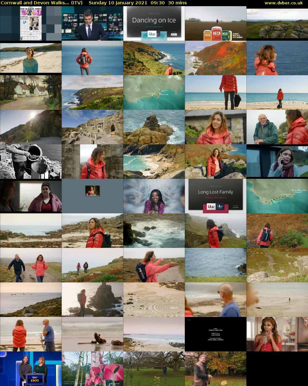 Cornwall and Devon Walks... (ITV) Sunday 10 January 2021 09:30 - 10:00