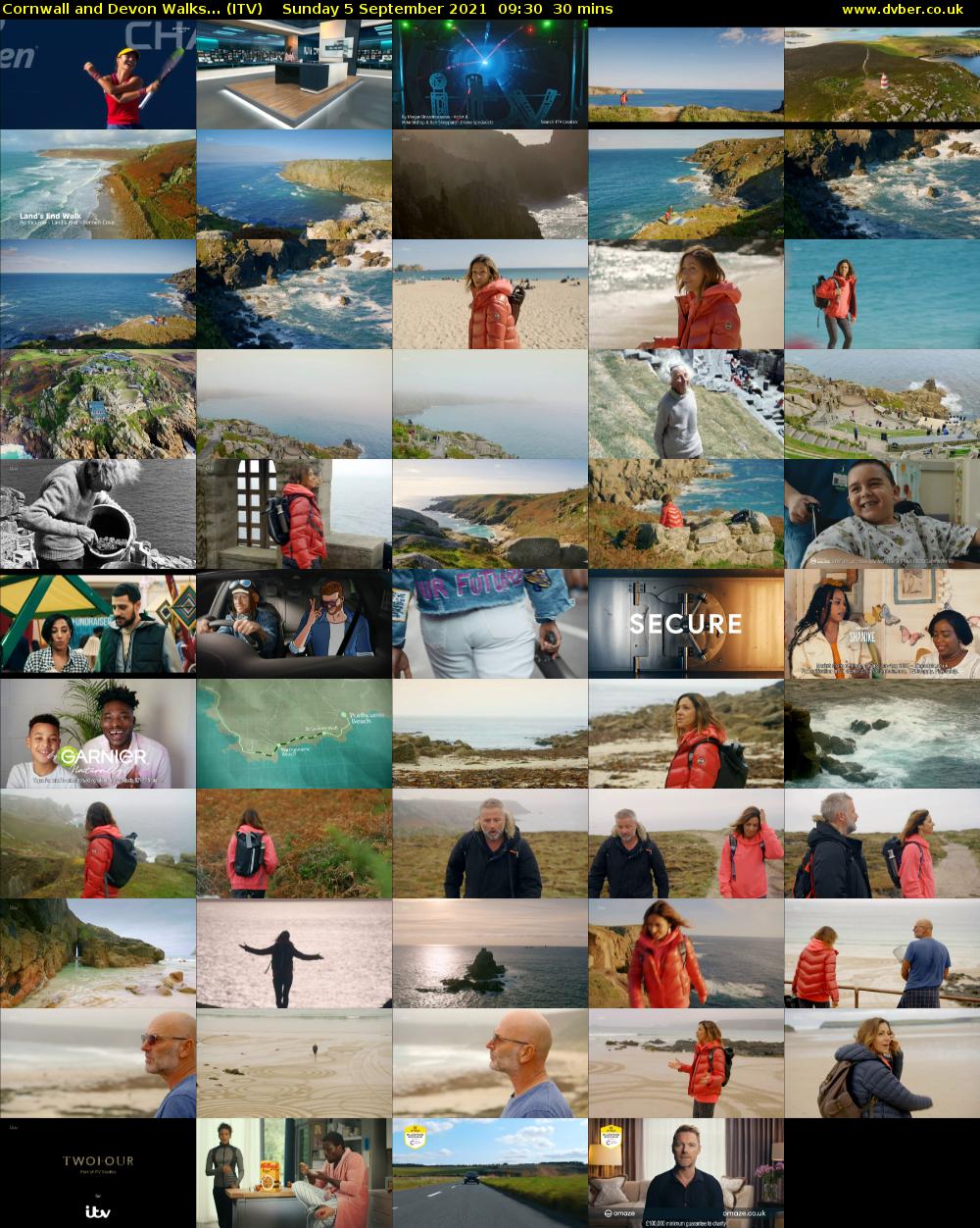 Cornwall and Devon Walks... (ITV) Sunday 5 September 2021 09:30 - 10:00