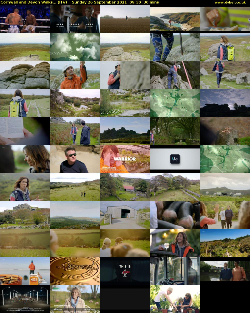 Cornwall and Devon Walks... (ITV) Sunday 26 September 2021 09:30 - 10:00