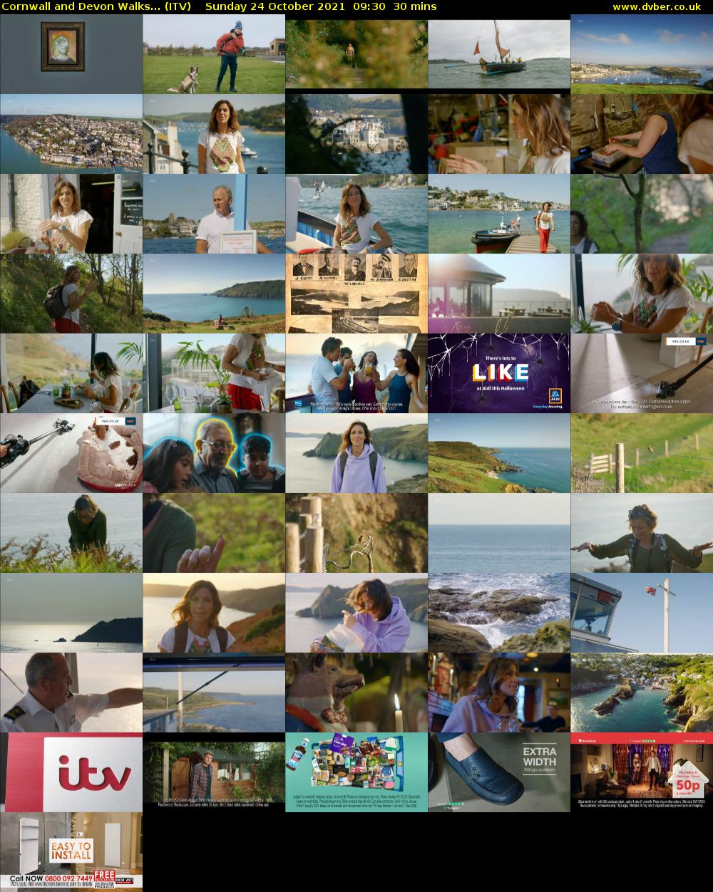 Cornwall and Devon Walks... (ITV) Sunday 24 October 2021 09:30 - 10:00