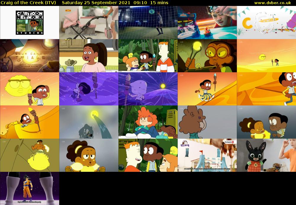 Craig of the Creek (ITV) Saturday 25 September 2021 09:10 - 09:25