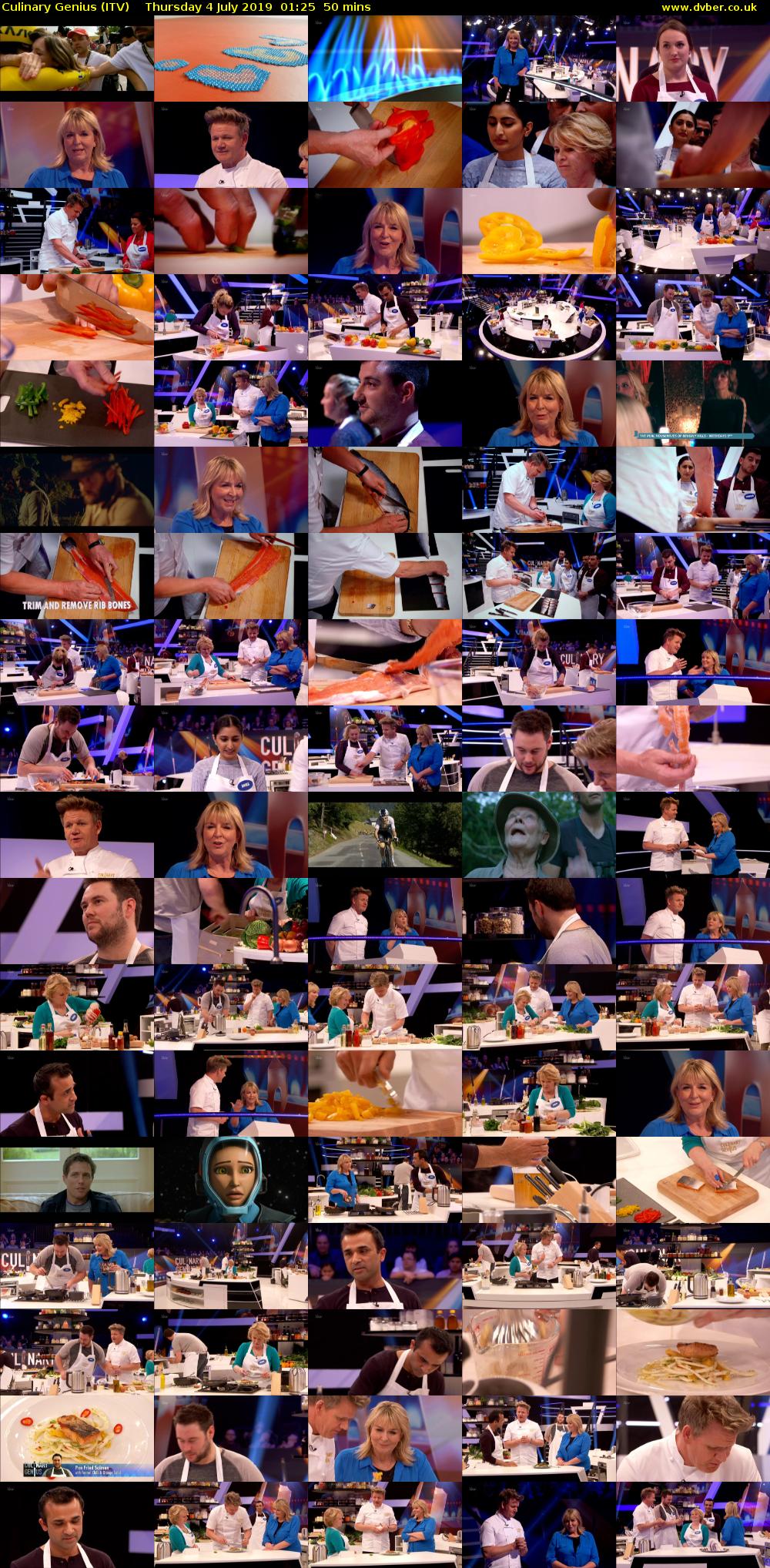 Culinary Genius (ITV) Thursday 4 July 2019 01:25 - 02:15