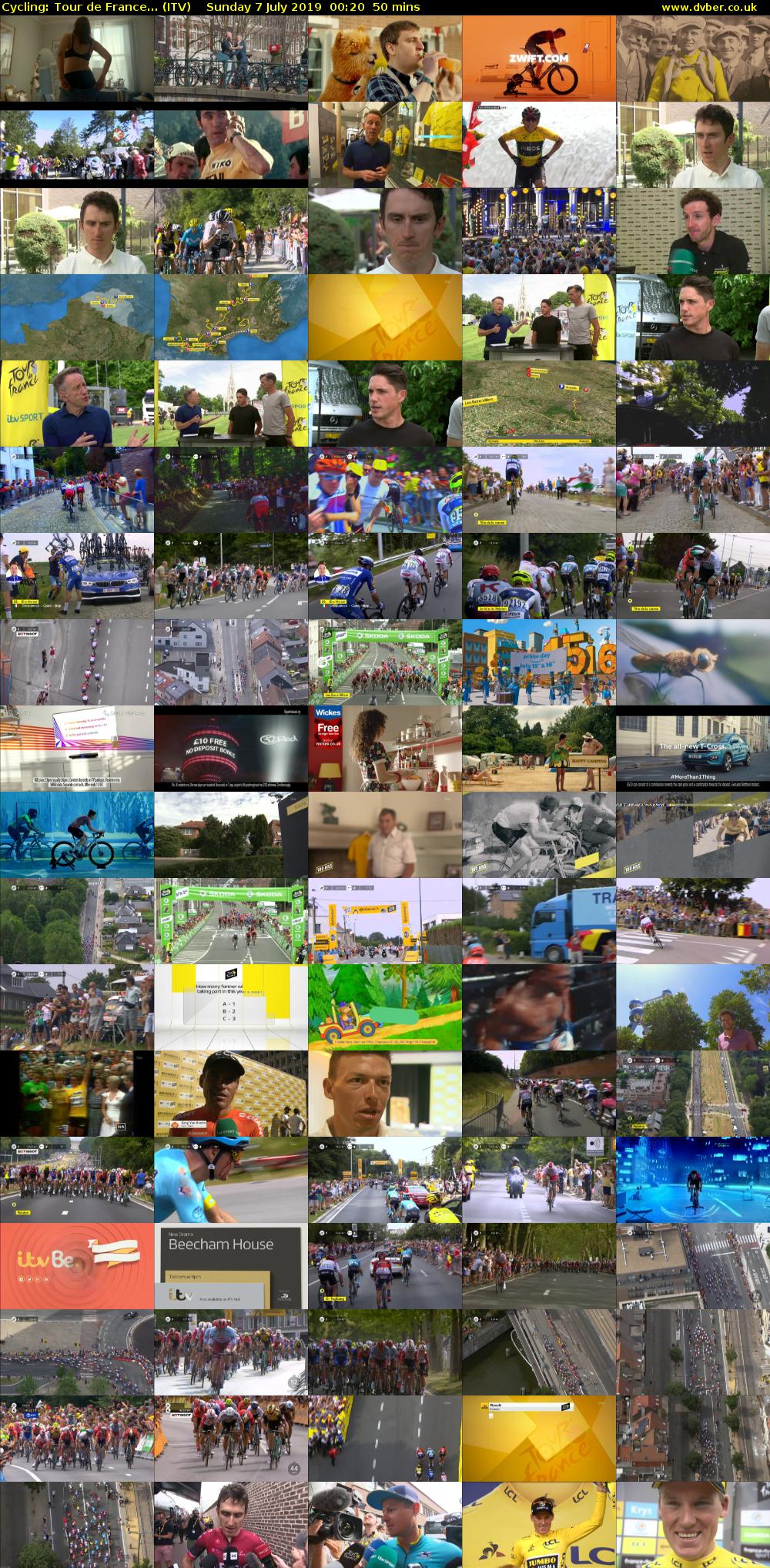 Cycling: Tour de France... (ITV) Sunday 7 July 2019 00:20 - 01:10
