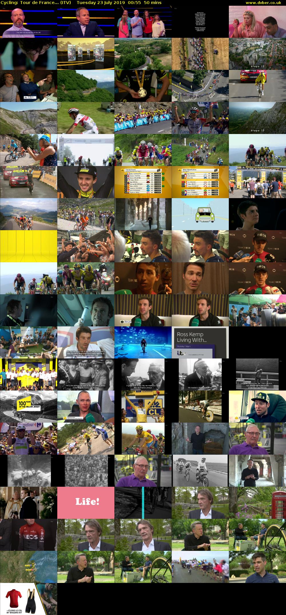 Cycling: Tour de France... (ITV) Tuesday 23 July 2019 00:55 - 01:45