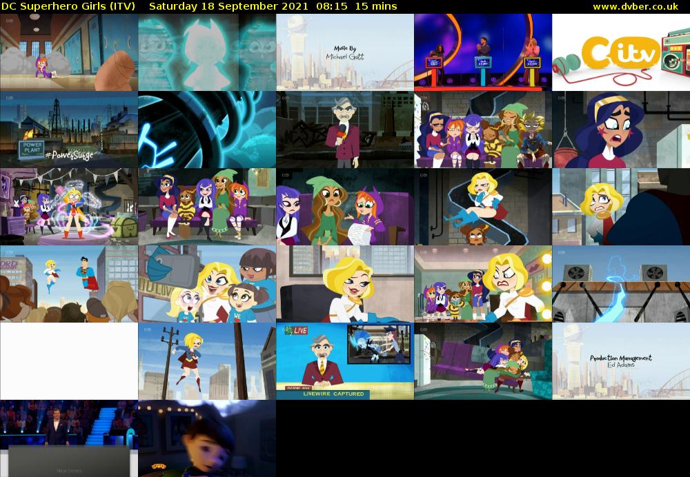 DC Superhero Girls (ITV) Saturday 18 September 2021 08:15 - 08:30