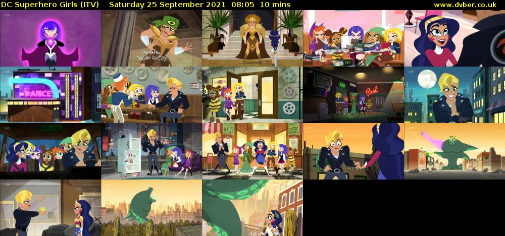 DC Superhero Girls (ITV) Saturday 25 September 2021 08:05 - 08:15