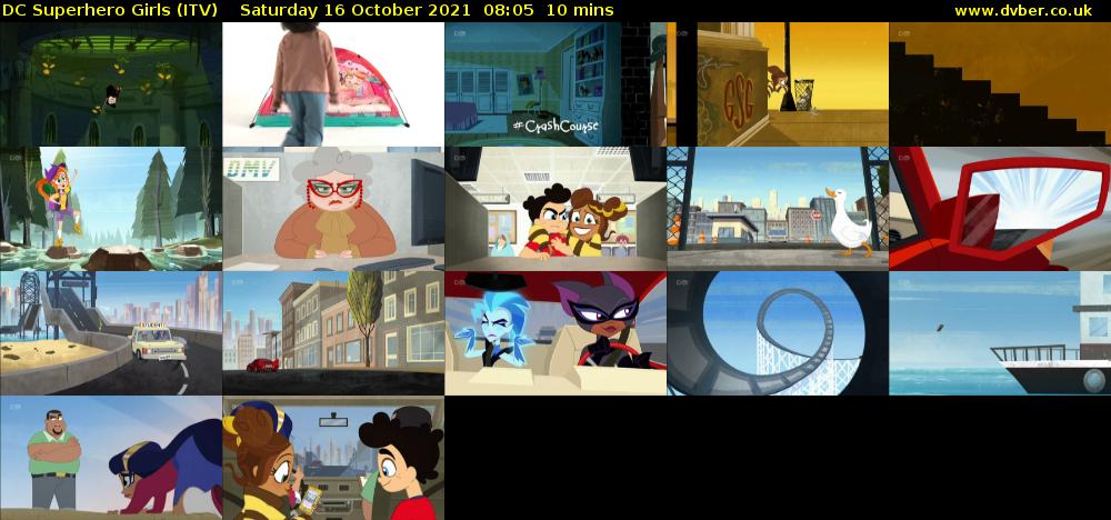 DC Superhero Girls (ITV) Saturday 16 October 2021 08:05 - 08:15