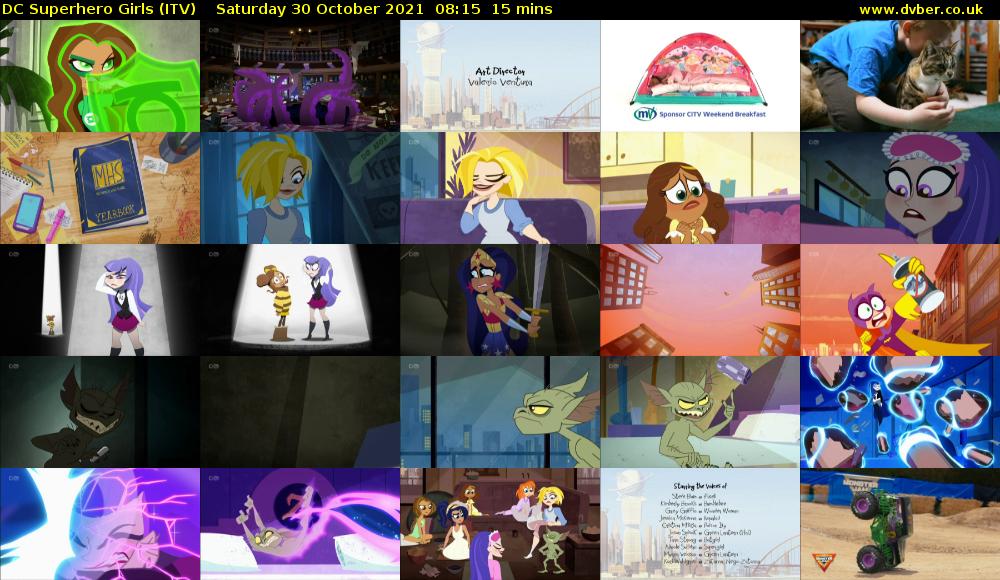 DC Superhero Girls (ITV) Saturday 30 October 2021 08:15 - 08:30