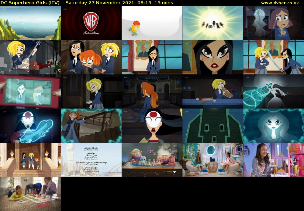 DC Superhero Girls (ITV) Saturday 27 November 2021 08:15 - 08:30