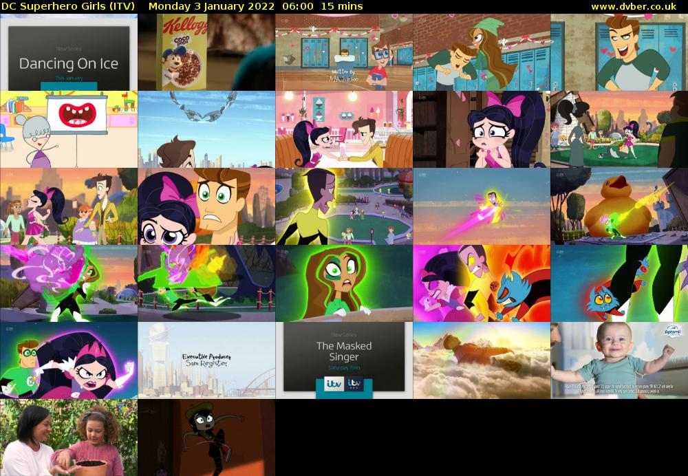 DC Superhero Girls (ITV) Monday 3 January 2022 06:00 - 06:15
