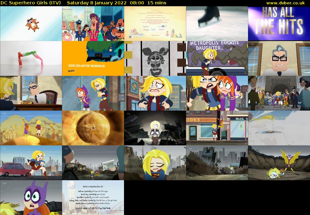 DC Superhero Girls (ITV) Saturday 8 January 2022 08:00 - 08:15