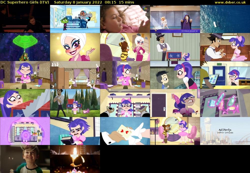 DC Superhero Girls (ITV) Saturday 8 January 2022 08:15 - 08:30