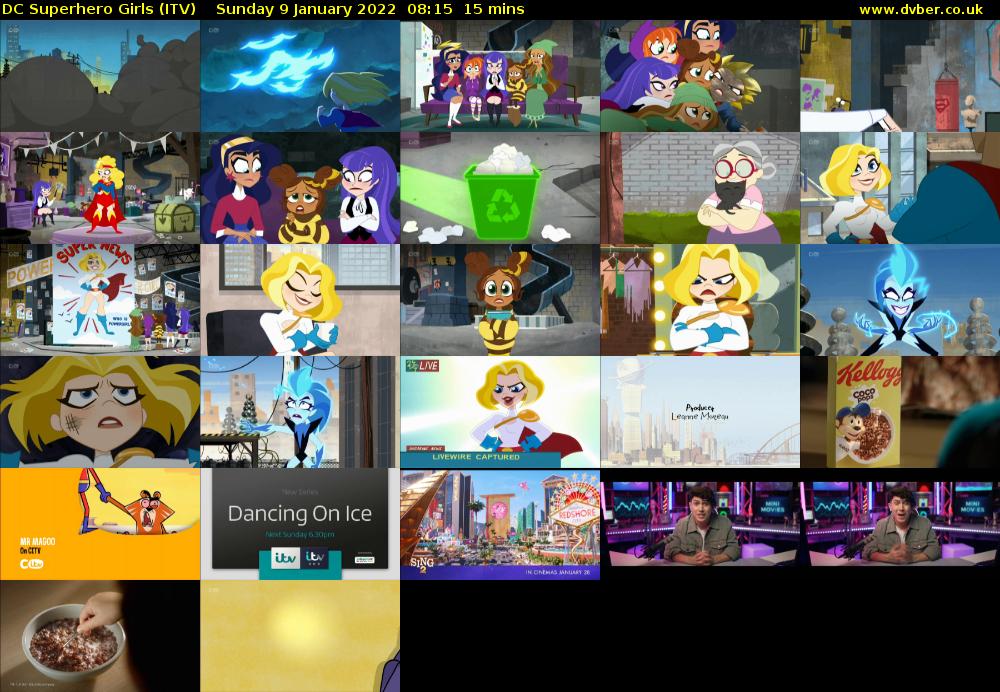 DC Superhero Girls (ITV) Sunday 9 January 2022 08:15 - 08:30
