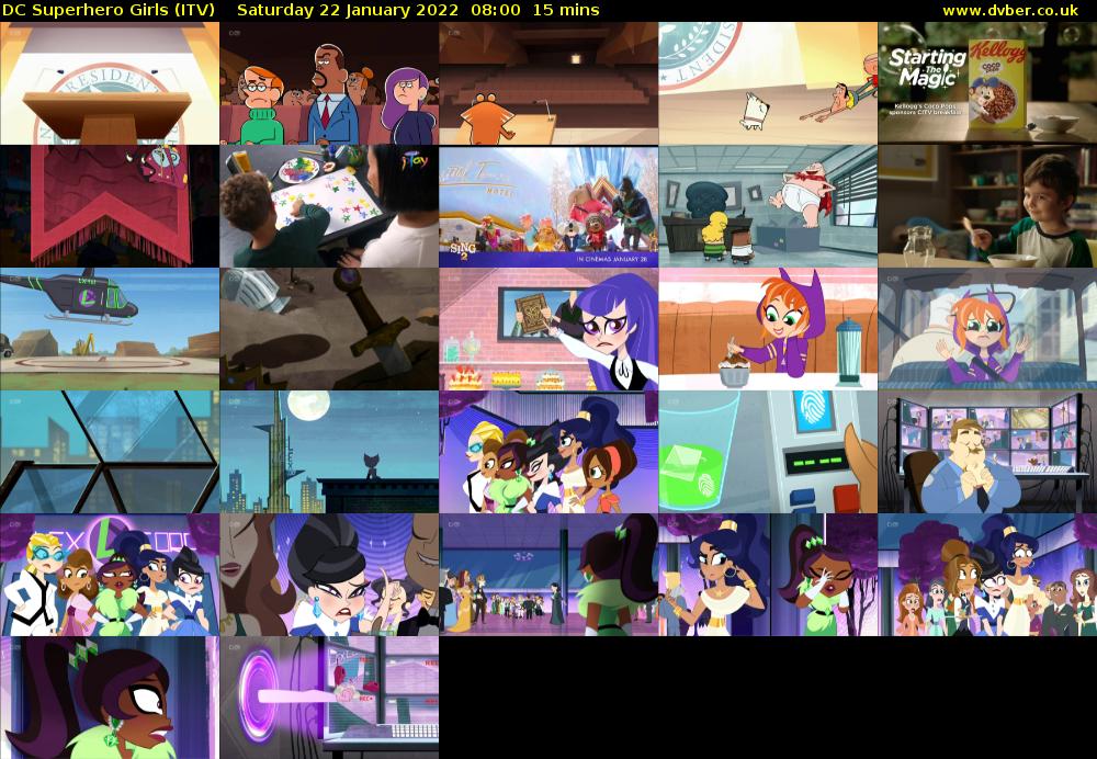DC Superhero Girls (ITV) Saturday 22 January 2022 08:00 - 08:15