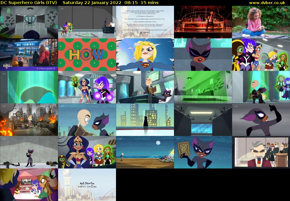 DC Superhero Girls (ITV) Saturday 22 January 2022 08:15 - 08:30