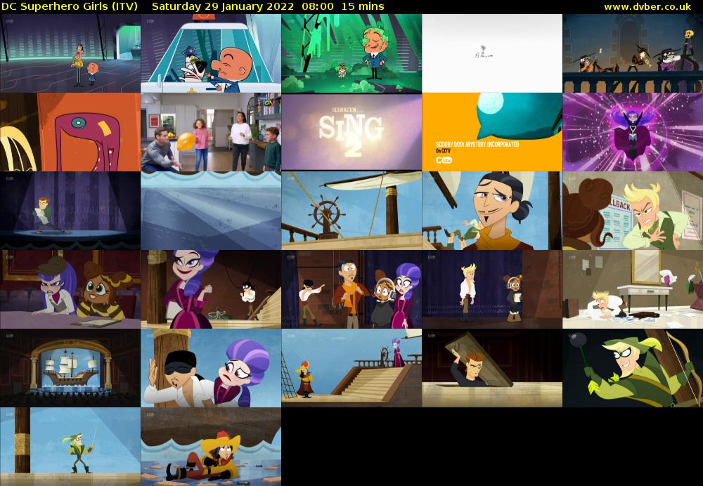 DC Superhero Girls (ITV) Saturday 29 January 2022 08:00 - 08:15