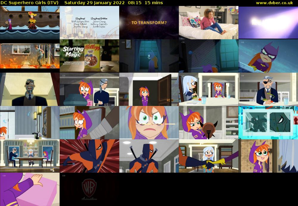 DC Superhero Girls (ITV) Saturday 29 January 2022 08:15 - 08:30