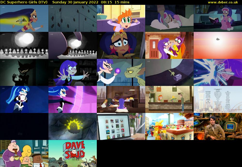 DC Superhero Girls (ITV) Sunday 30 January 2022 08:15 - 08:30