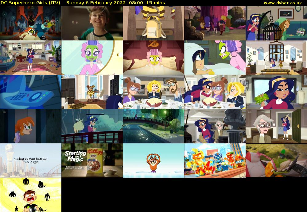 DC Superhero Girls (ITV) Sunday 6 February 2022 08:00 - 08:15