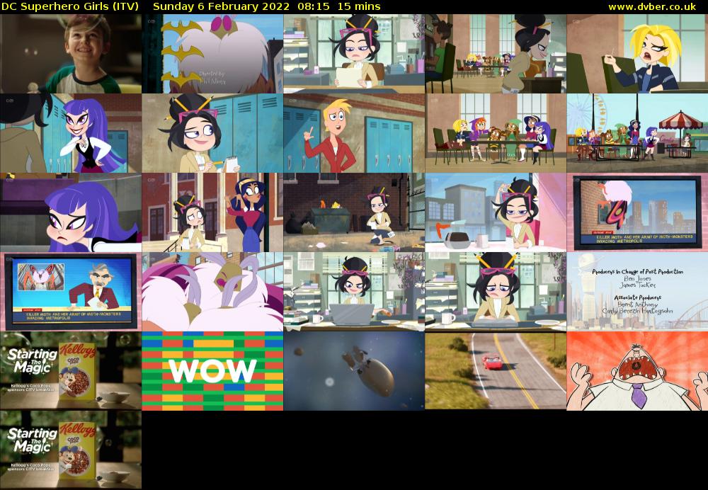 DC Superhero Girls (ITV) Sunday 6 February 2022 08:15 - 08:30