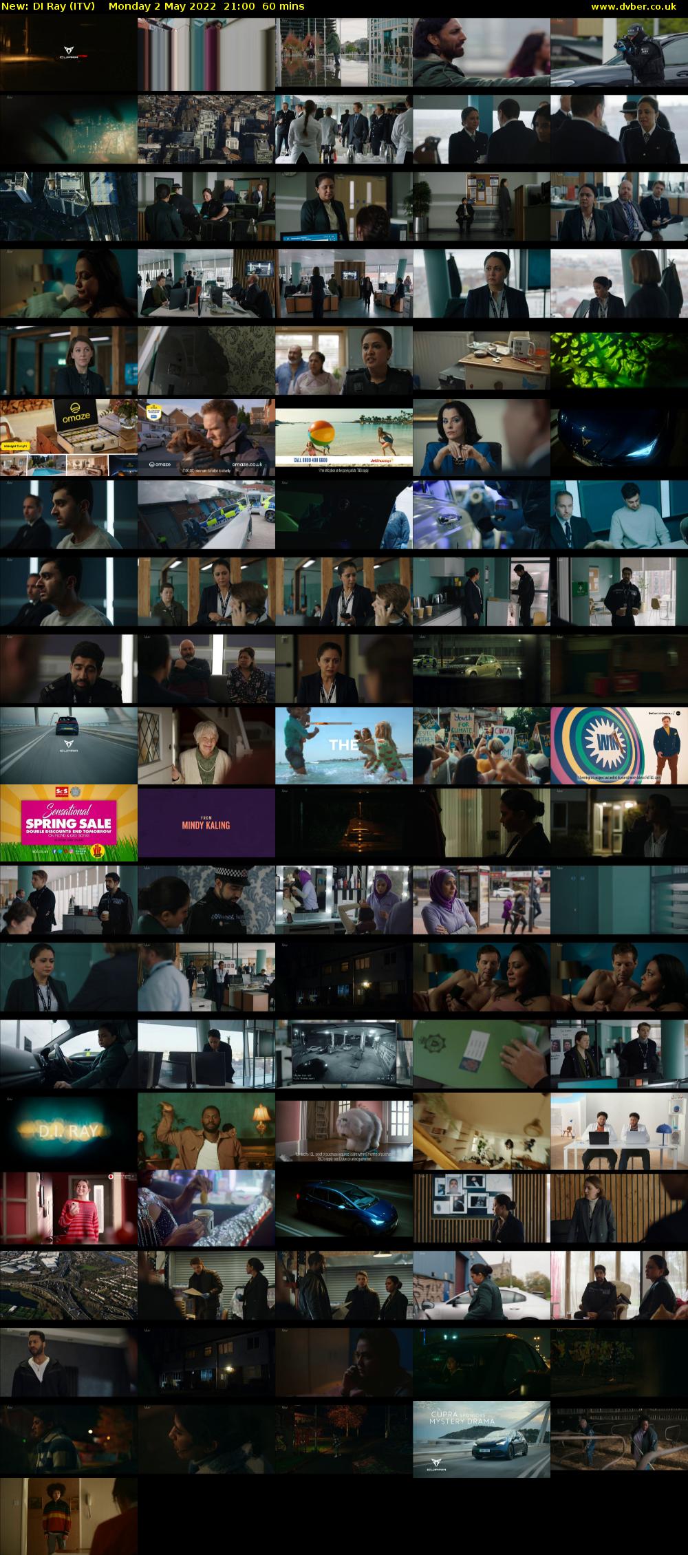DI Ray (ITV) Monday 2 May 2022 21:00 - 22:00